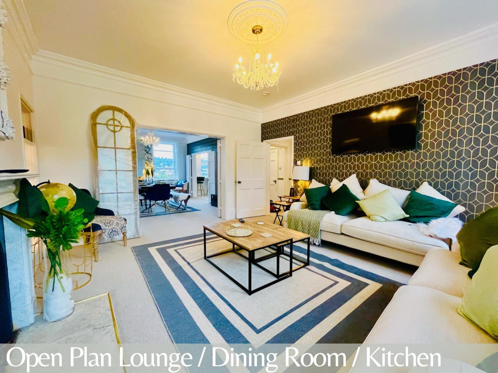 The Paragon Penthouse - Stunning Views Over Bath! Bagian luar foto