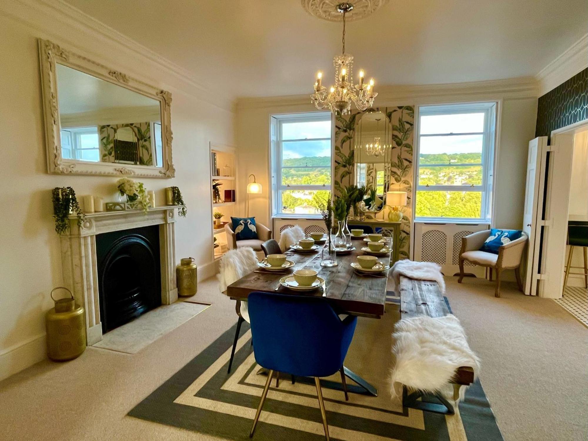 The Paragon Penthouse - Stunning Views Over Bath! Bagian luar foto