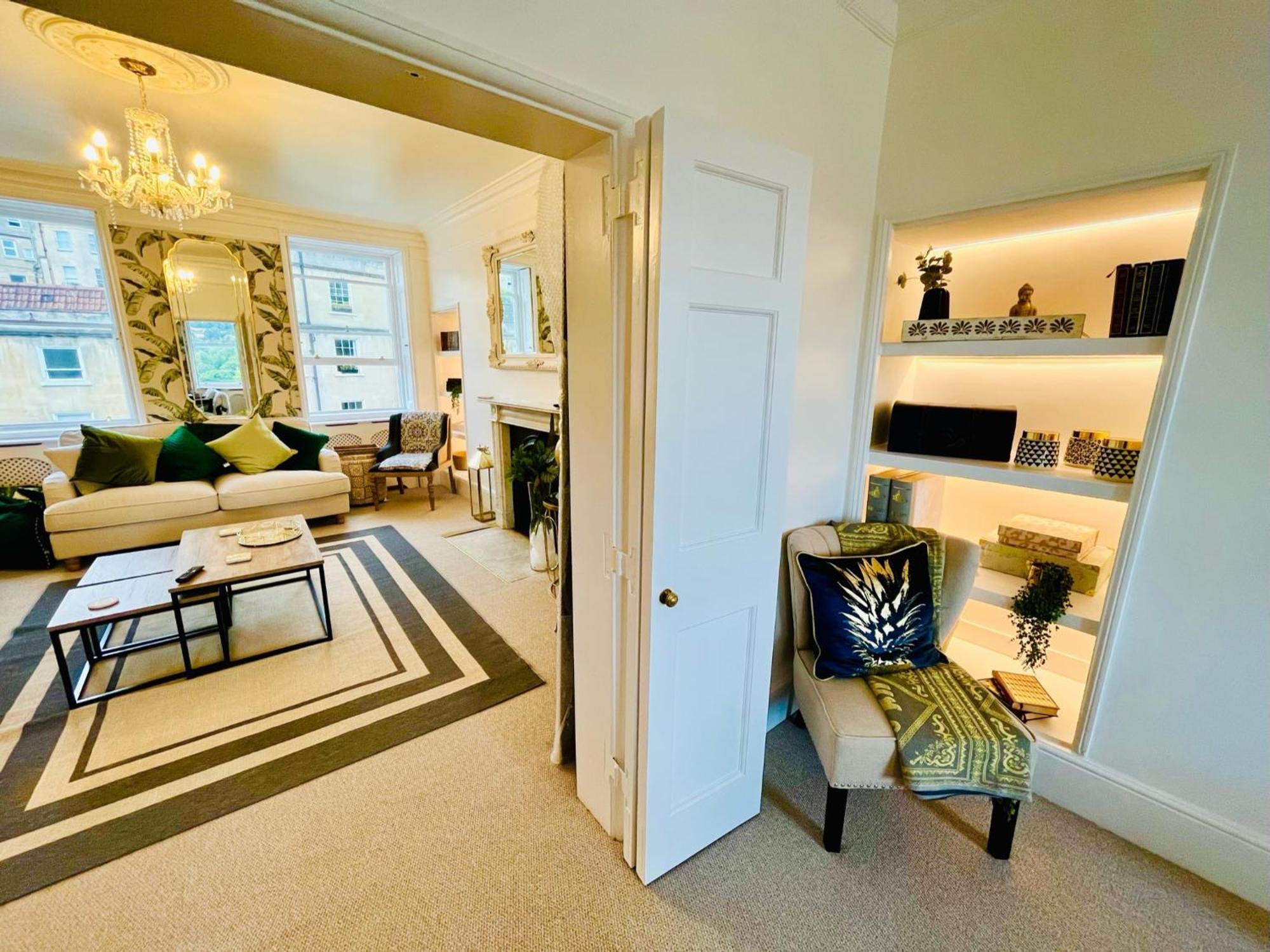 The Paragon Penthouse - Stunning Views Over Bath! Bagian luar foto