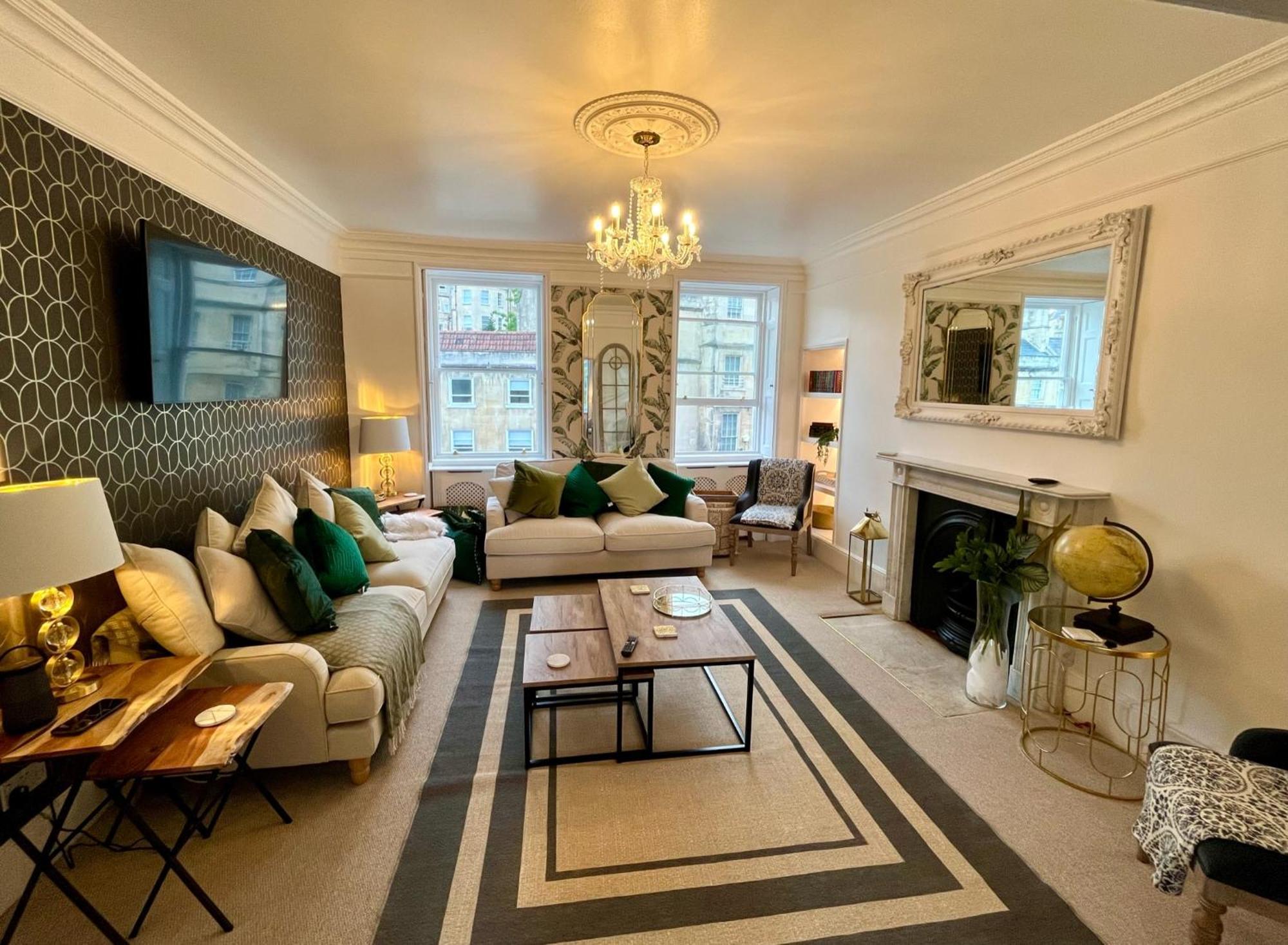 The Paragon Penthouse - Stunning Views Over Bath! Bagian luar foto