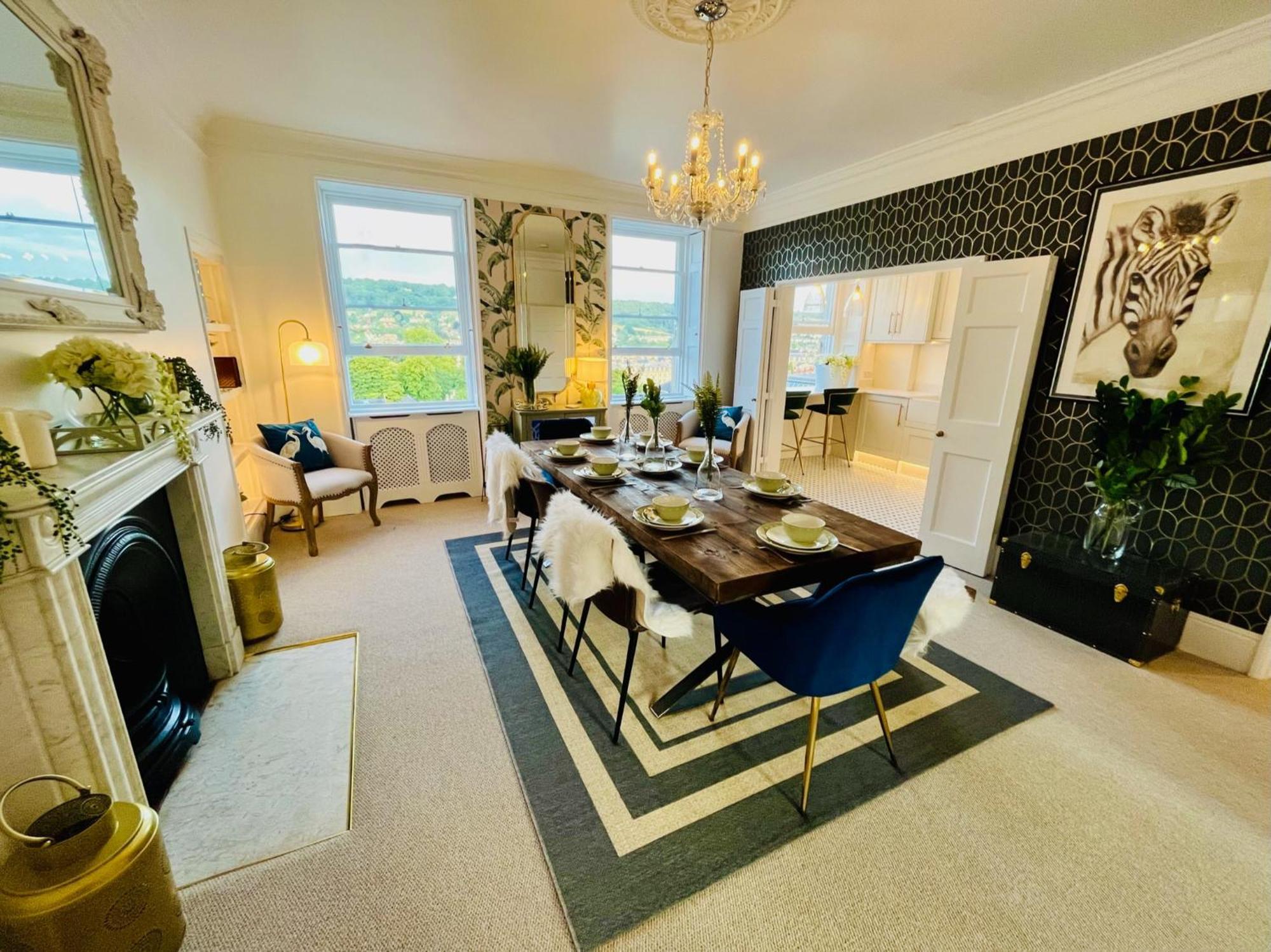 The Paragon Penthouse - Stunning Views Over Bath! Bagian luar foto
