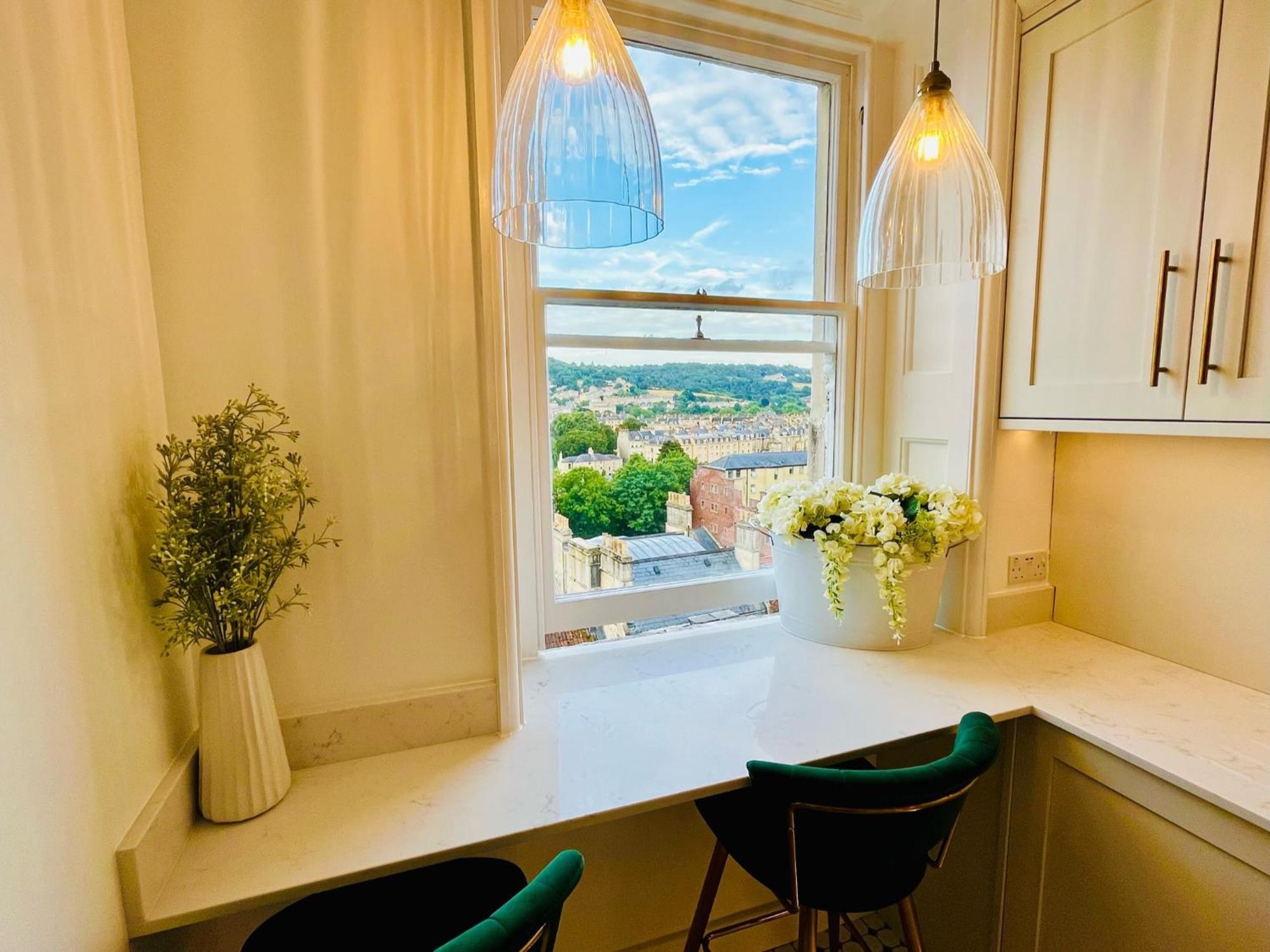 The Paragon Penthouse - Stunning Views Over Bath! Bagian luar foto