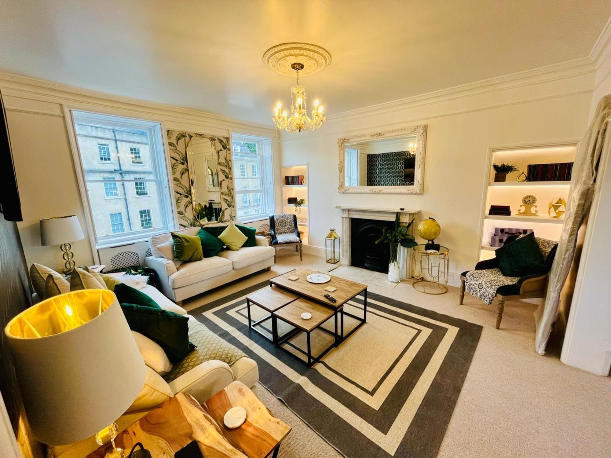The Paragon Penthouse - Stunning Views Over Bath! Bagian luar foto